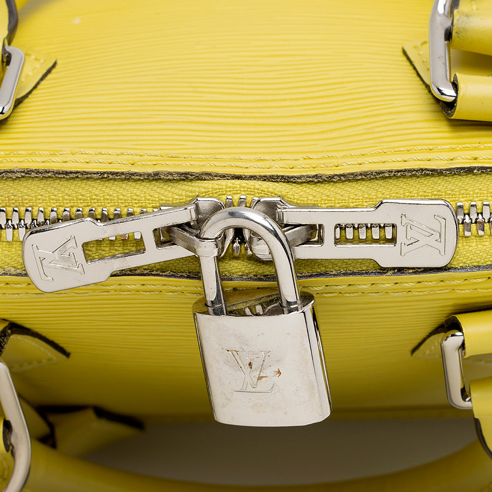 Louis Vuitton Epi Leather Alma BB Satchel (SHF-22064)