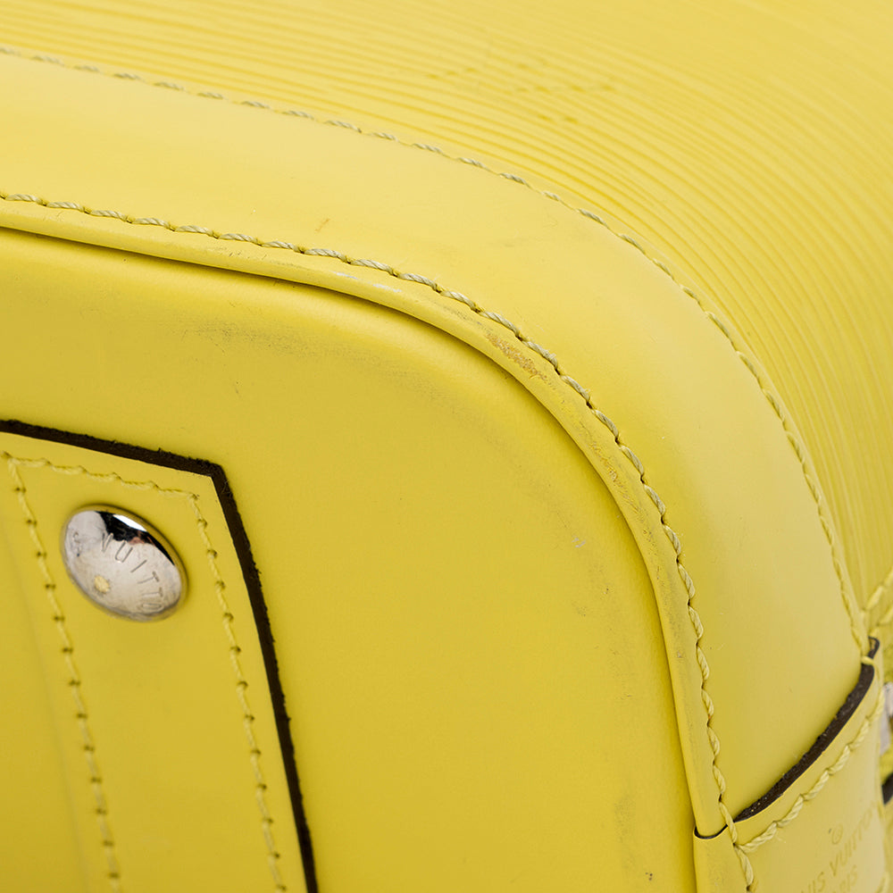 Louis Vuitton Epi Leather Alma BB Satchel (SHF-22064)