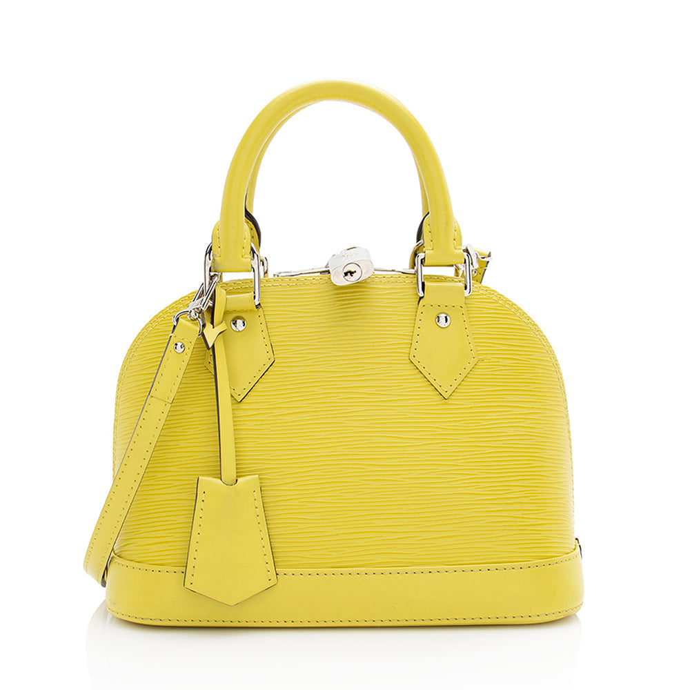 Louis Vuitton Epi Leather Alma BB Satchel (SHF-22064)