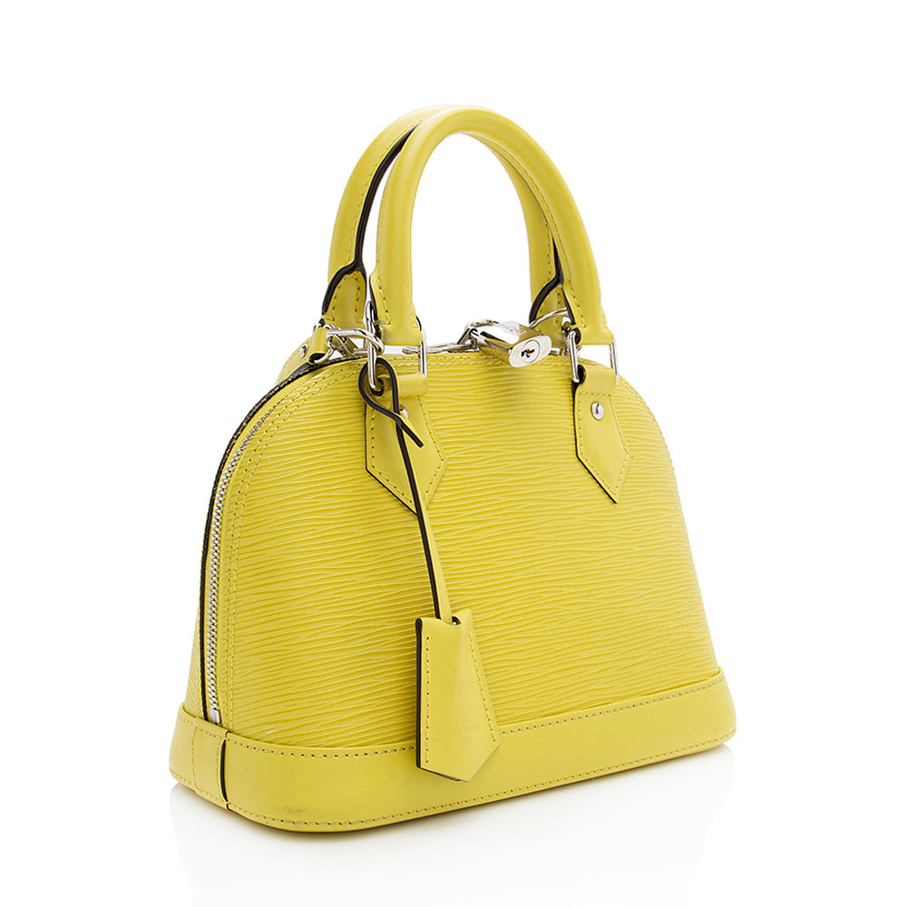 Louis Vuitton Epi Leather Alma BB Satchel (SHF-22064)