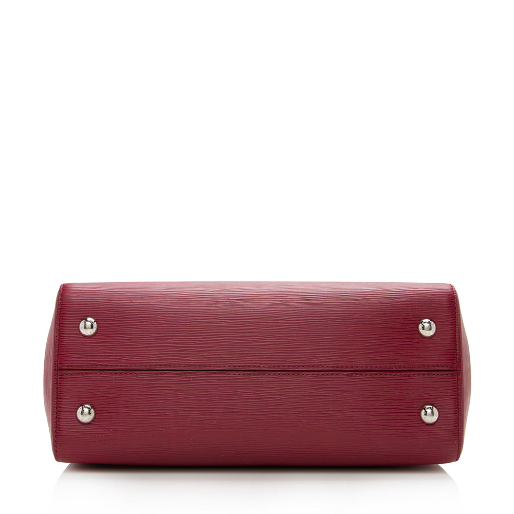 Louis Vuitton Epi Leather Soufflot MM Satchel (SHF-16088)