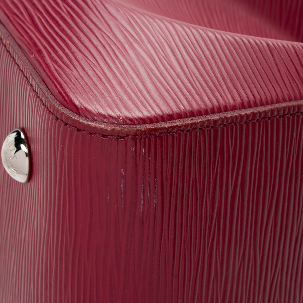 Louis Vuitton Epi Leather Soufflot MM Satchel (SHF-16088)