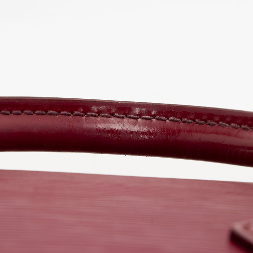Louis Vuitton Epi Leather Soufflot MM Satchel (SHF-16088)