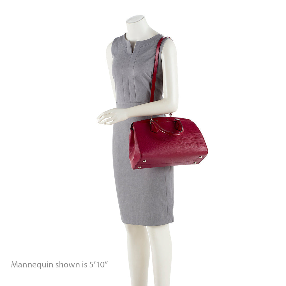 Louis Vuitton Epi Leather Soufflot MM Satchel (SHF-16088)