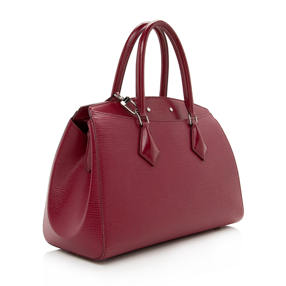 Louis Vuitton Epi Leather Soufflot MM Satchel (SHF-16088)