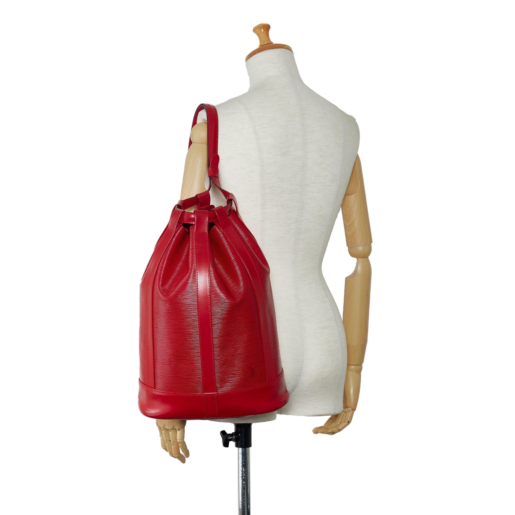Louis Vuitton Epi Randonnee PM (SHG-OjsXTI)