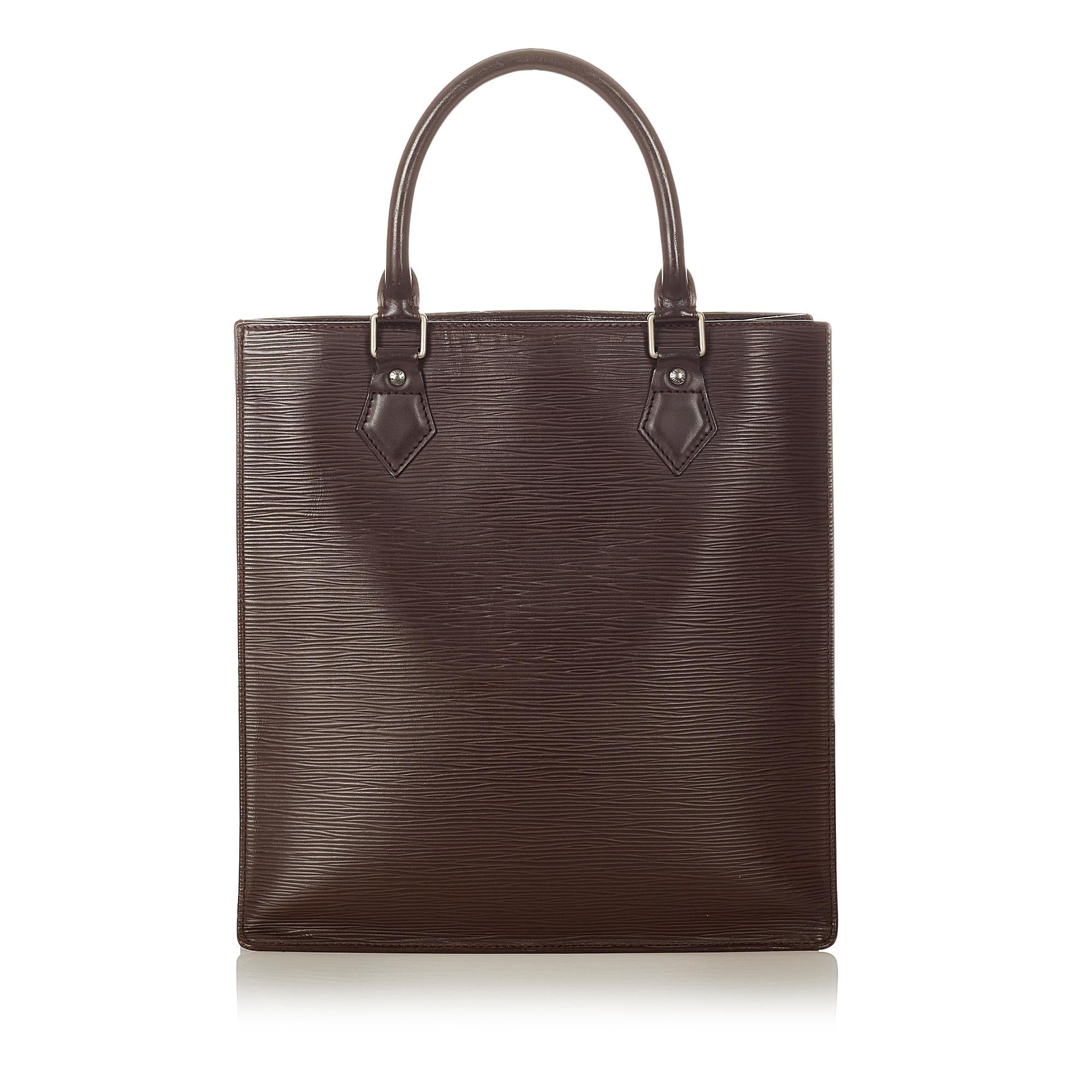 Louis Vuitton Epi Sac Plat PM (SHG-tibl2g)