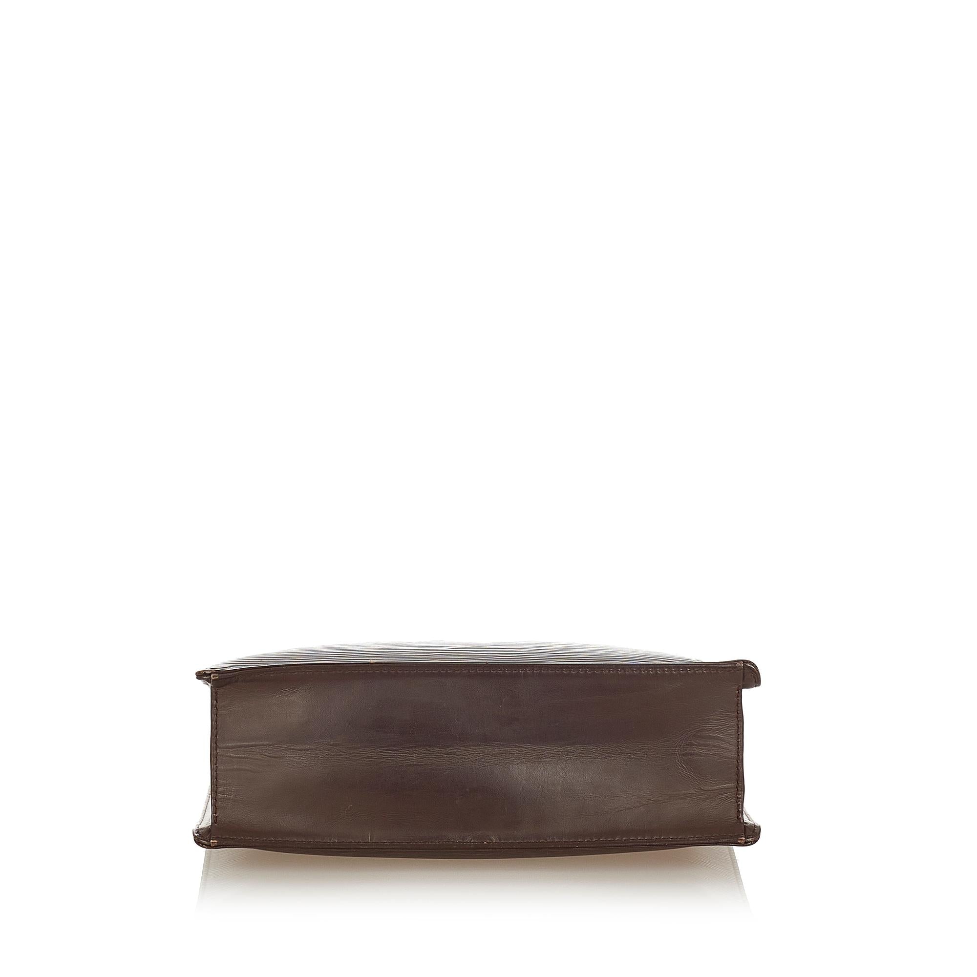 Louis Vuitton Epi Sac Plat PM (SHG-tibl2g)