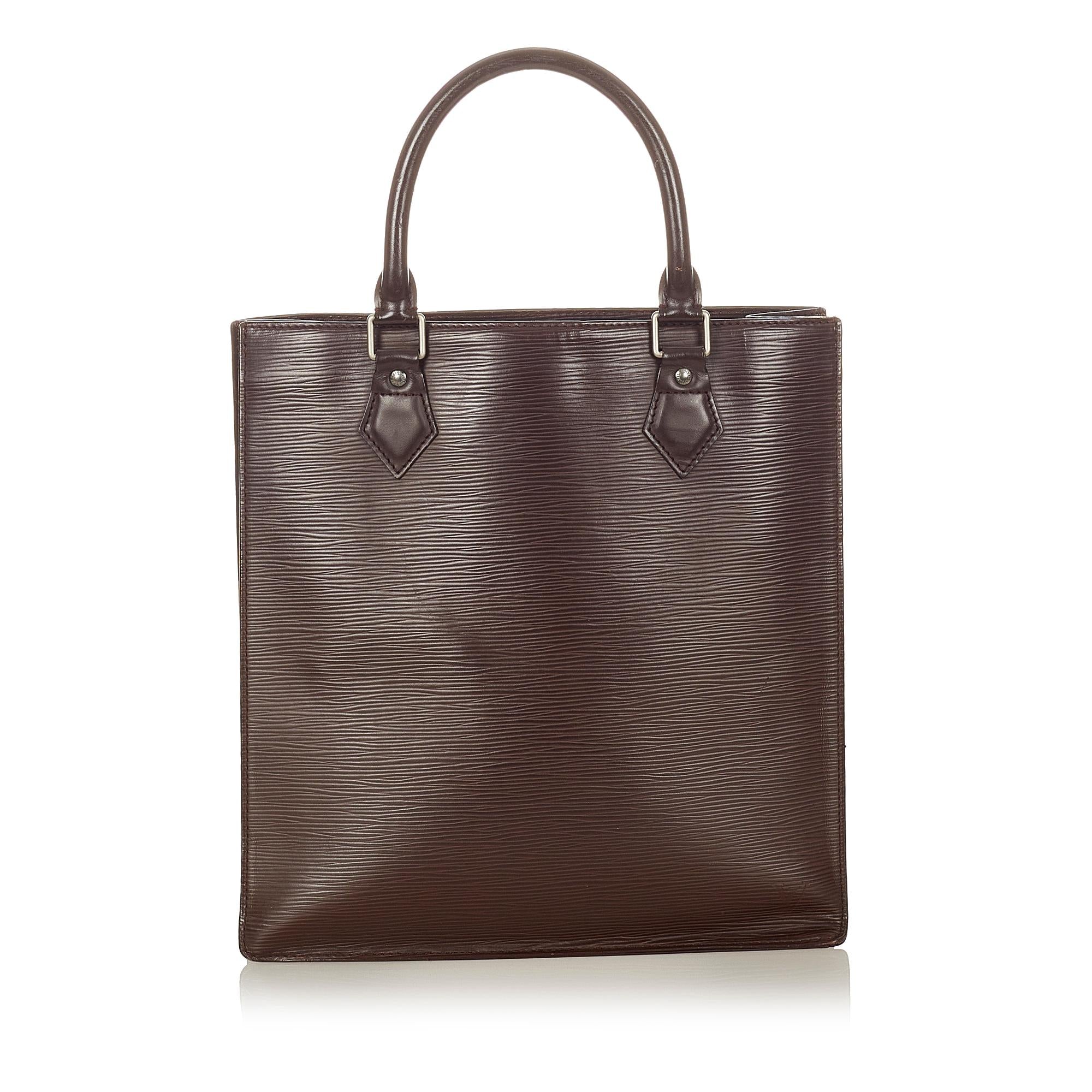 Louis Vuitton Epi Sac Plat PM (SHG-tibl2g)
