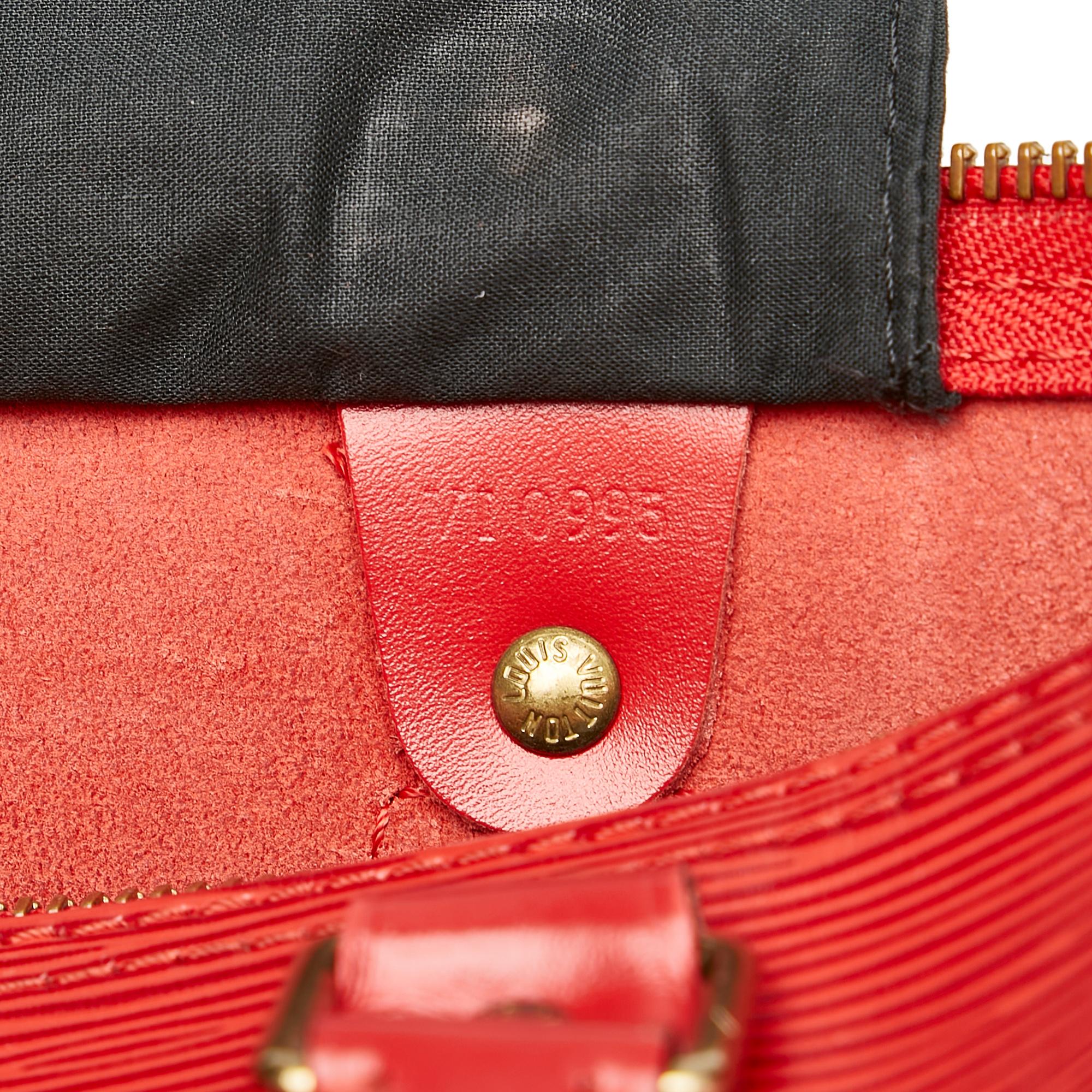 Louis Vuitton Epi Speedy 30 (SHG-29357)