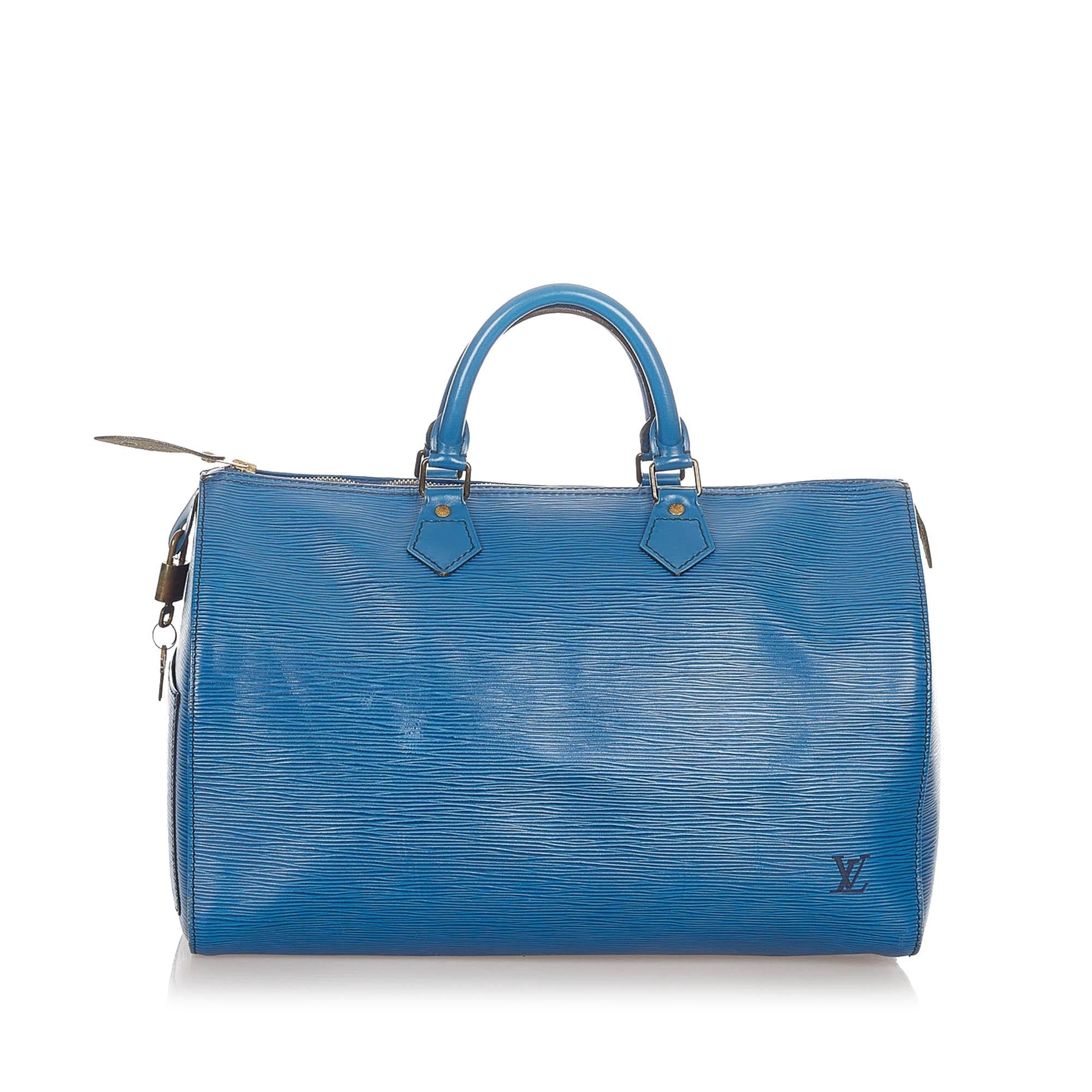 Louis Vuitton Epi Speedy 35 (SHG-21807)