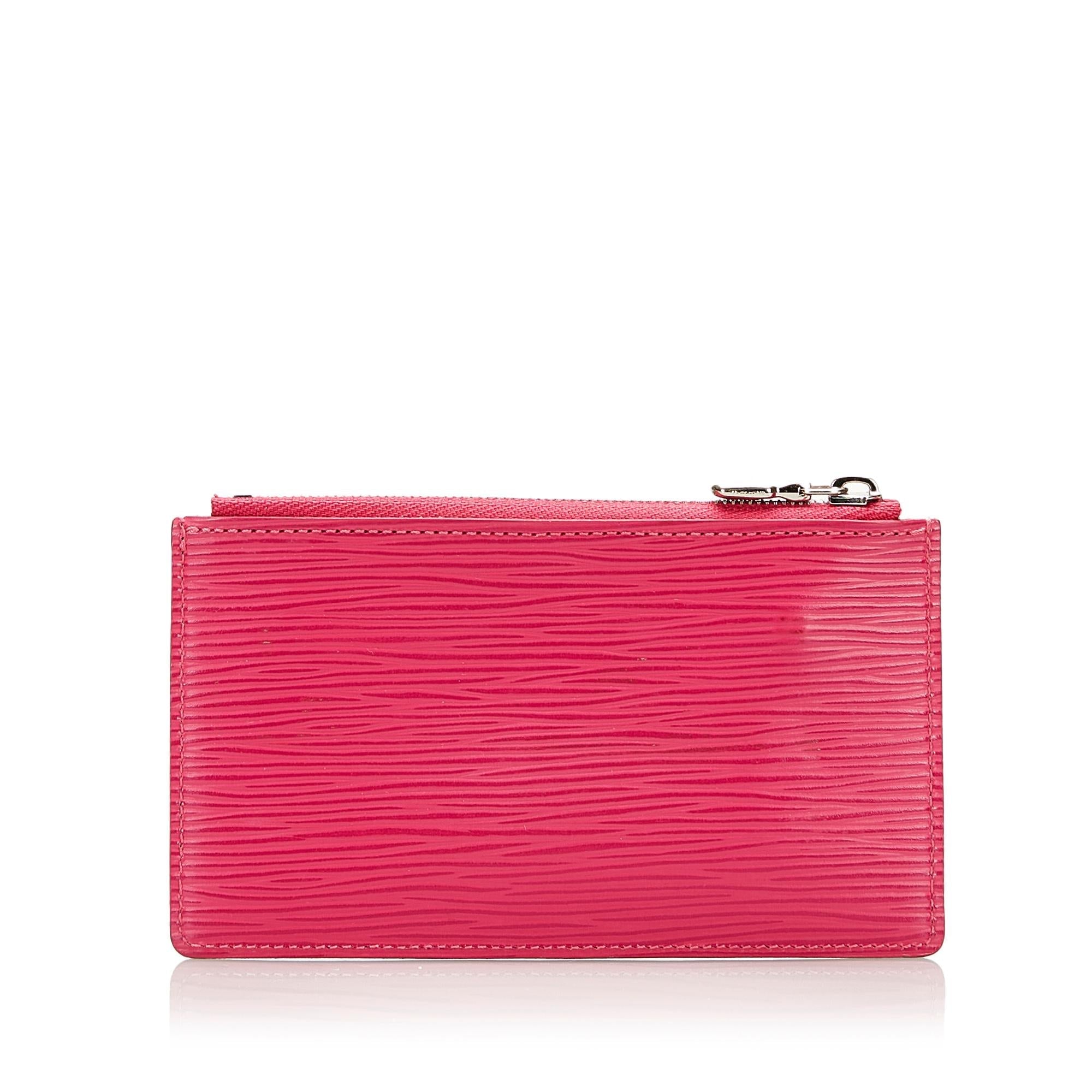 Louis Vuitton Epi Tribal Mask Pochette Cles (SHG-35513)