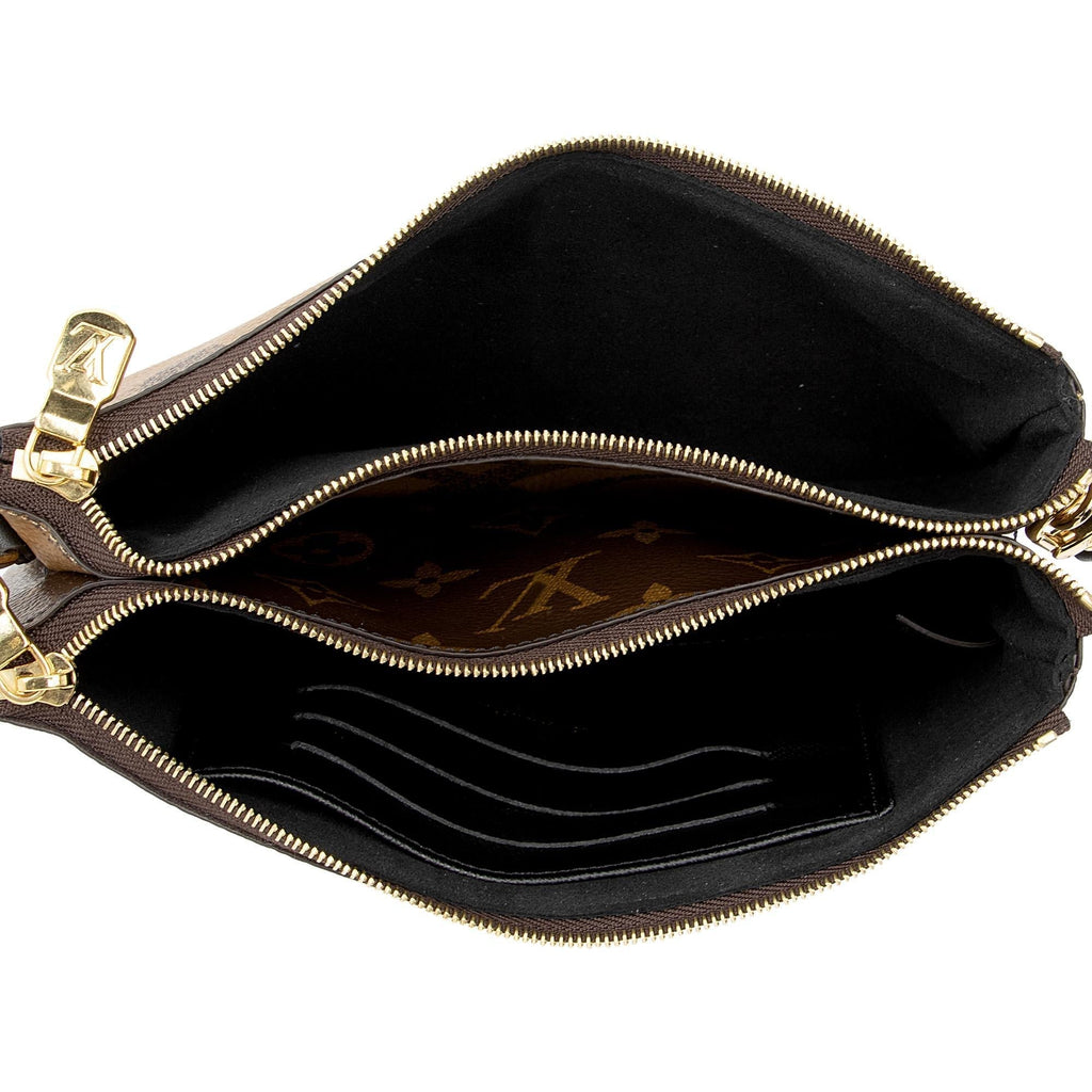 Louis Vuitton Giant Monogram Canvas Double Zip Pochette (SHF-MSaiE4)