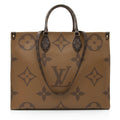 Louis Vuitton Giant Monogram Canvas Onthego GM Tote (SHF-23164)