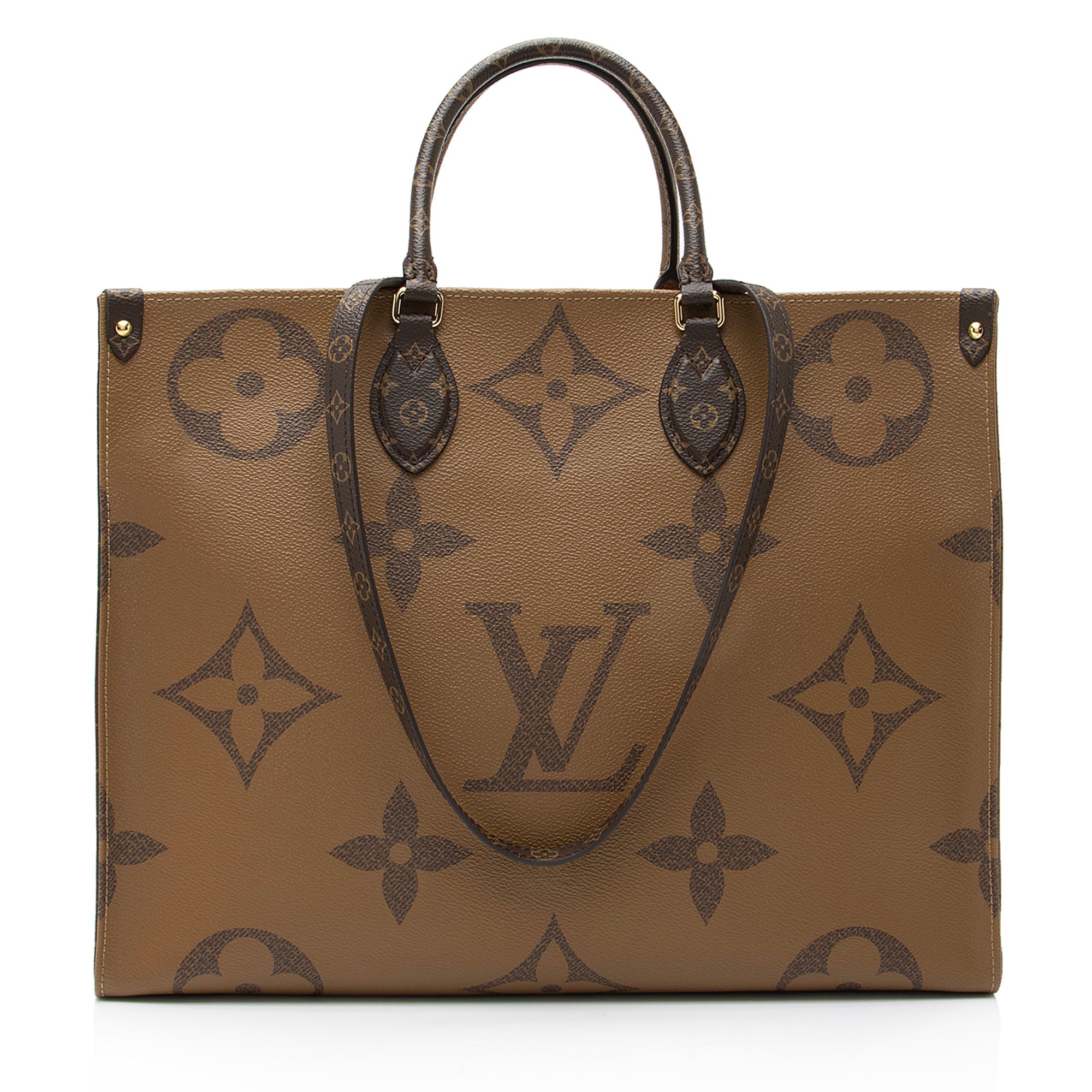 Louis Vuitton Giant Monogram Canvas Onthego GM Tote (SHF-23164)