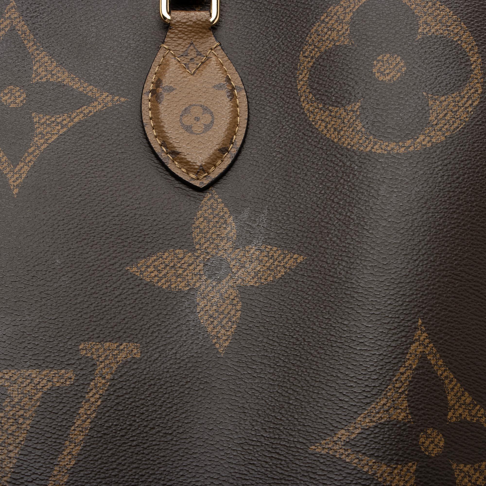 Louis Vuitton Giant Monogram Canvas Onthego GM Tote (SHF-Ci0QvZ)