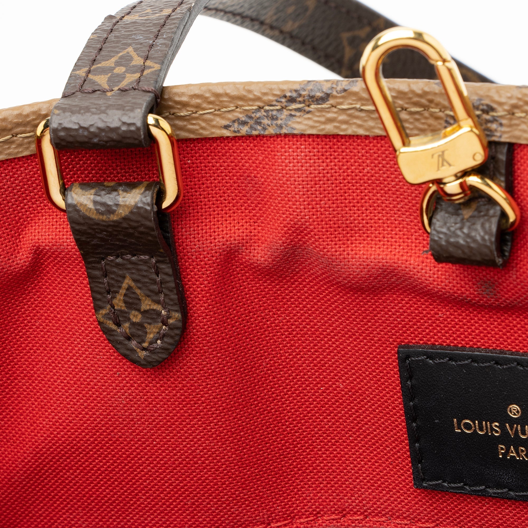 Louis Vuitton Giant Monogram Canvas Onthego MM Tote (SHF-22583)