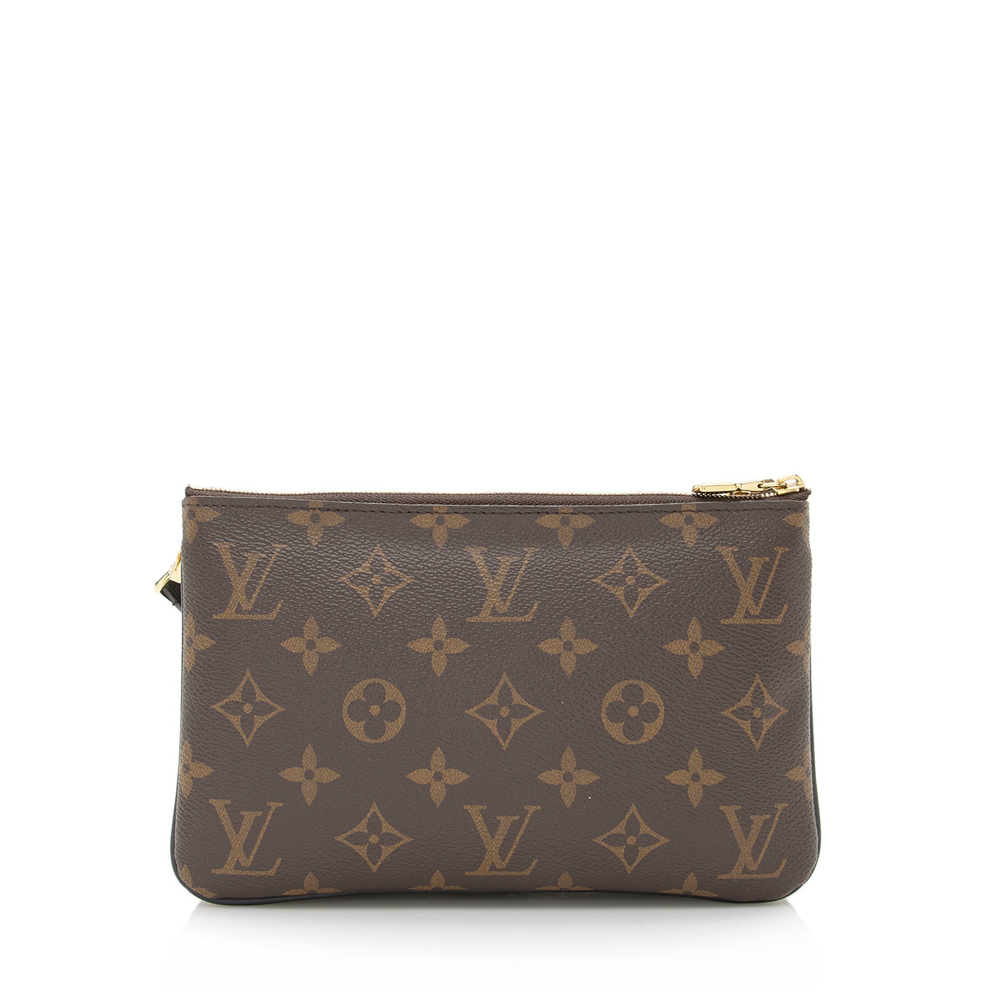Louis Vuitton Giant Monogram Double Zip Pochette (SHF-22310)