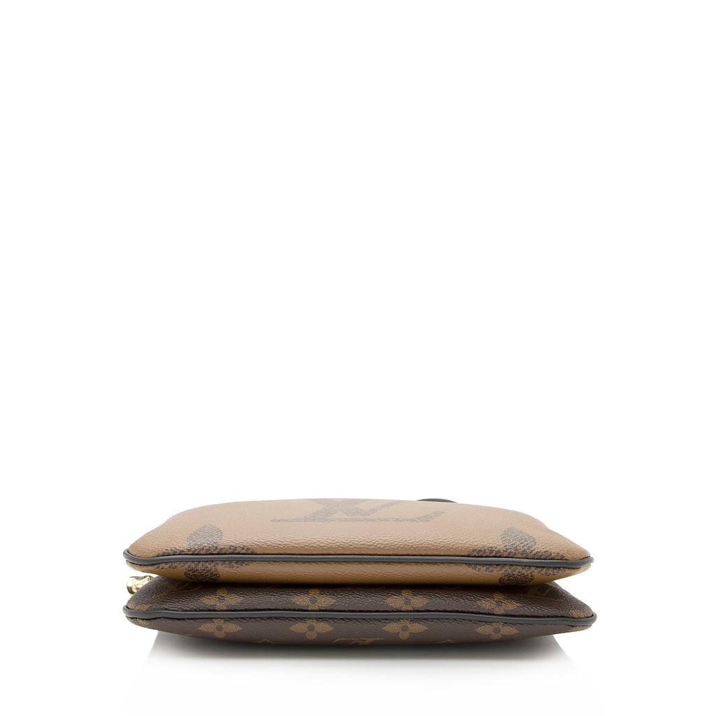 Louis Vuitton Giant Monogram Double Zip Pochette (SHF-22310)