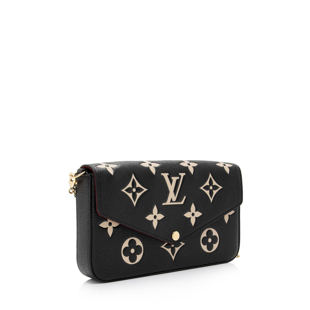 Louis Vuitton Giant Monogram Empreinte Felicie Pochette (SHF-JSrE14)