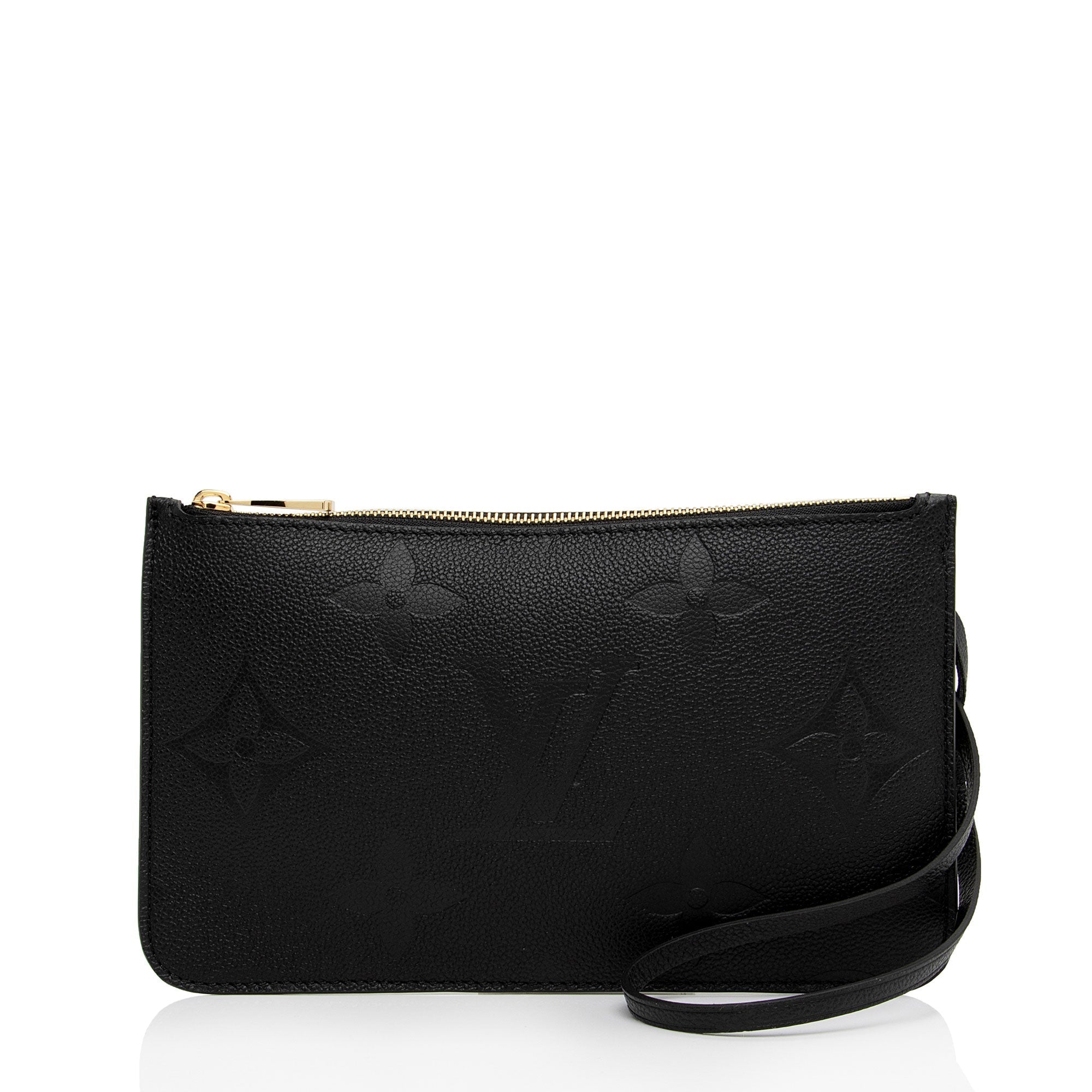 Louis Vuitton Giant Monogram Empreinte Neverfull MM Pochette (SHF-a6BlwB)