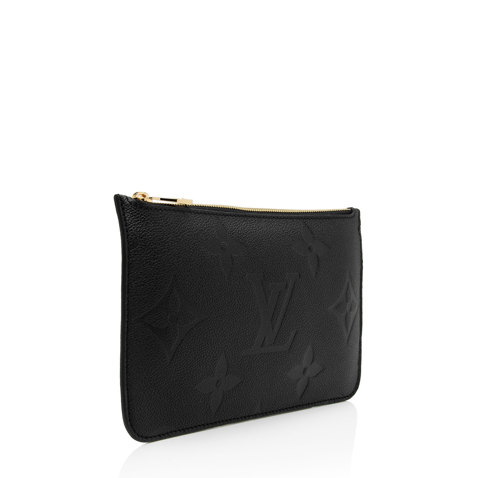 Louis Vuitton Giant Monogram Empreinte Neverfull MM Pochette (SHF-a6BlwB)