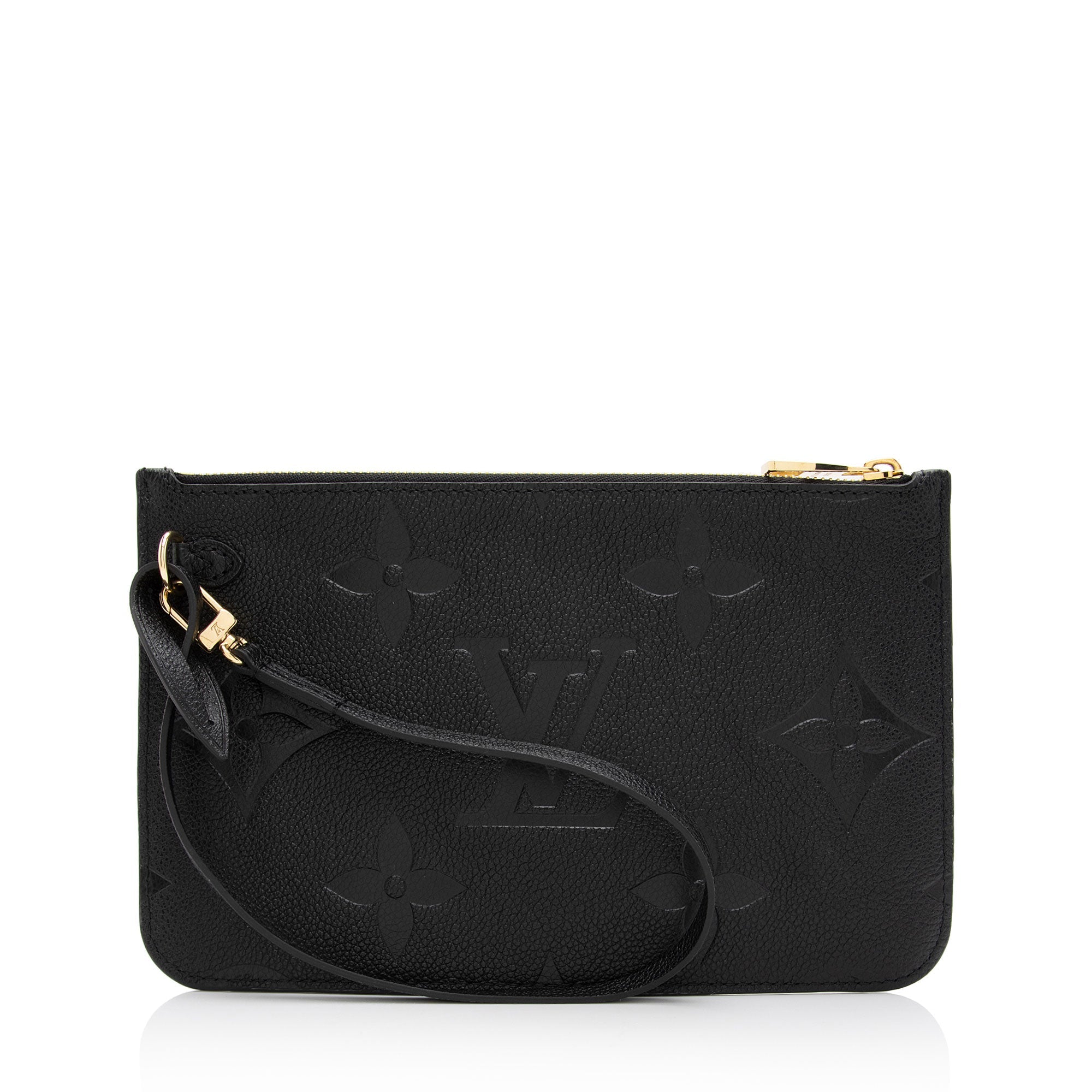 Louis Vuitton Giant Monogram Empreinte Neverfull MM Pochette (SHF-nVmtJ1)