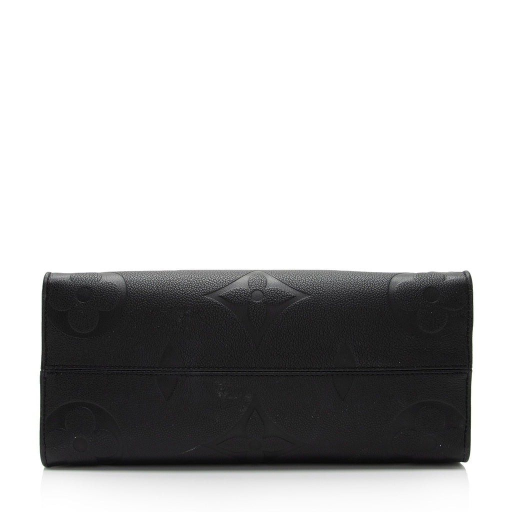 Louis Vuitton Giant Monogram Empreinte Onthego MM Tote (SHF-hWScYx)