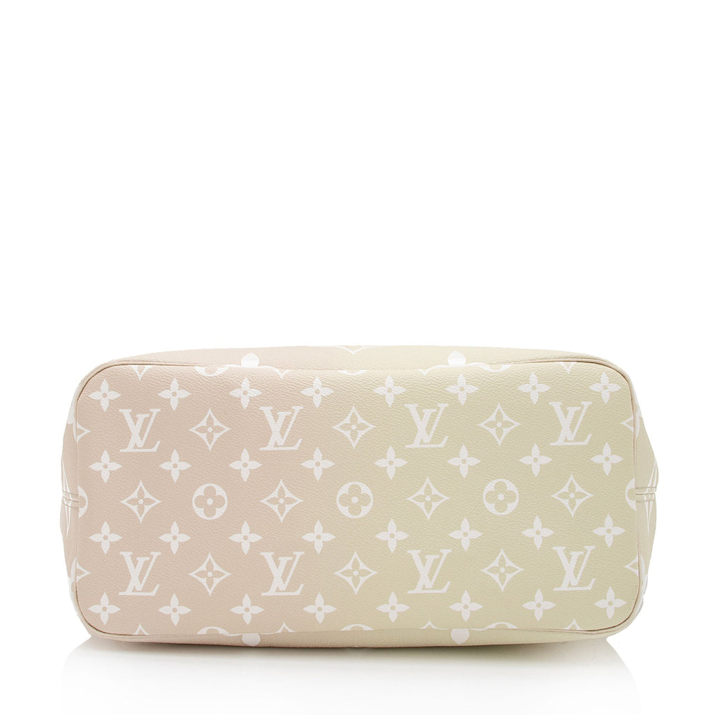 Louis Vuitton Giant Monogram Empreinte Spring In The City Neverfull MM Tote (SHF-9VuzNn)