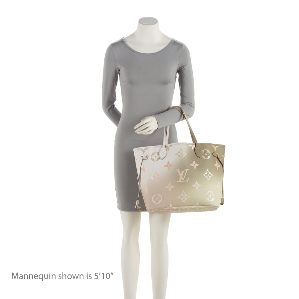 Louis Vuitton Giant Monogram Empreinte Spring In The City Neverfull MM Tote (SHF-9VuzNn)
