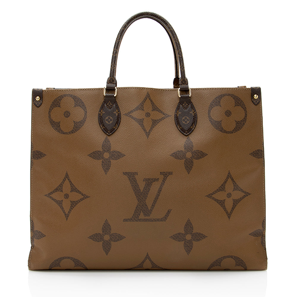 Louis Vuitton Giant Monogram Onthego GM Tote (SHF-20178)