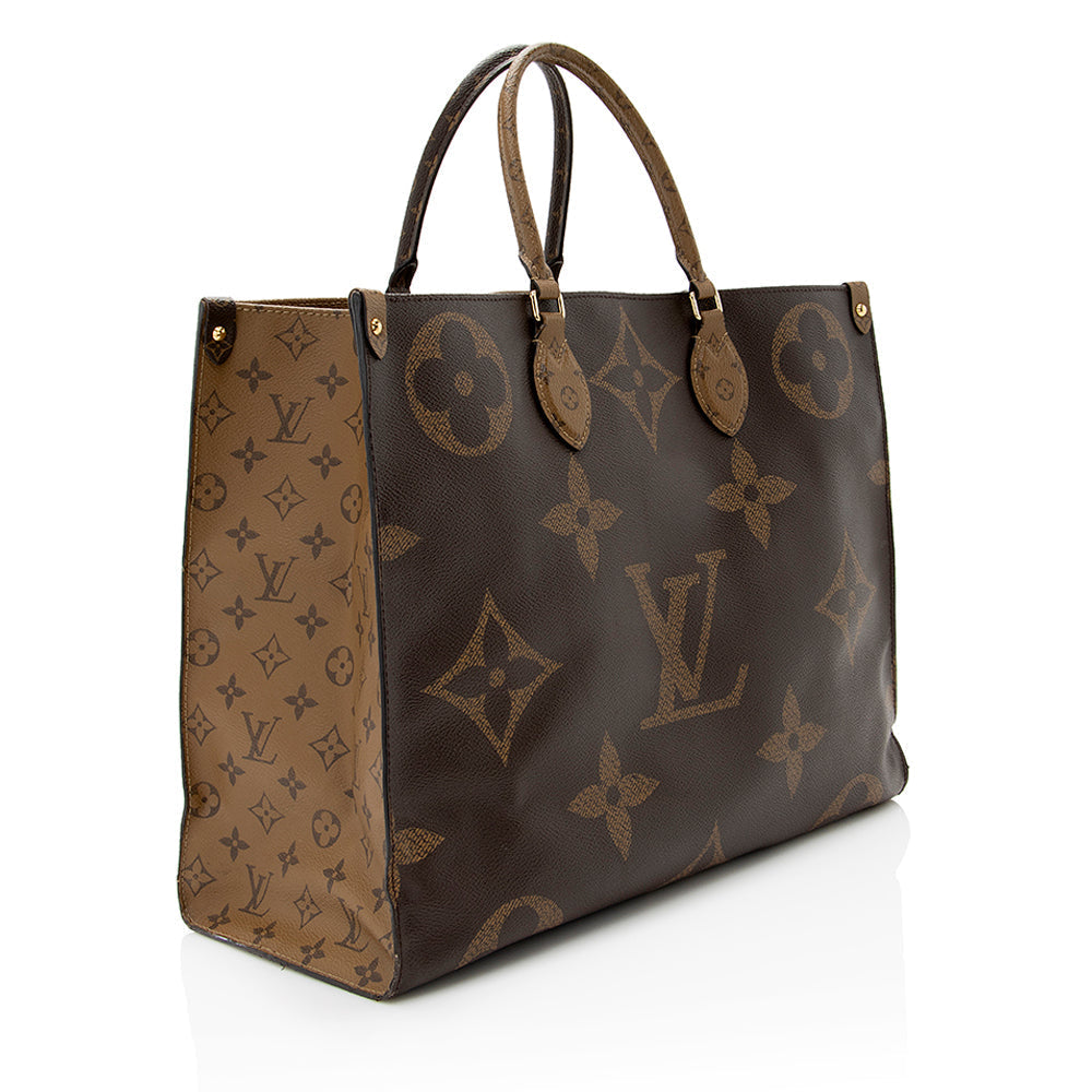 Louis Vuitton Giant Monogram Onthego GM Tote (SHF-20178)