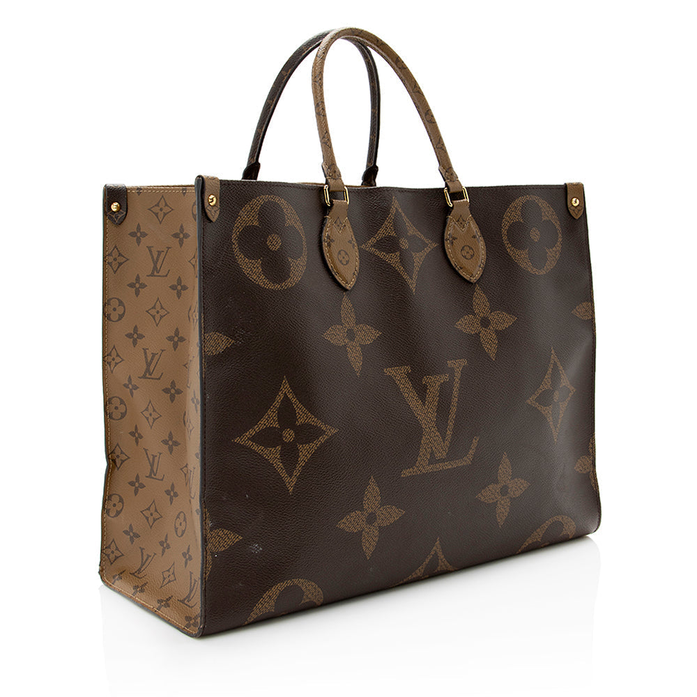 Louis Vuitton Giant Monogram Onthego GM Tote (SHF-20184)
