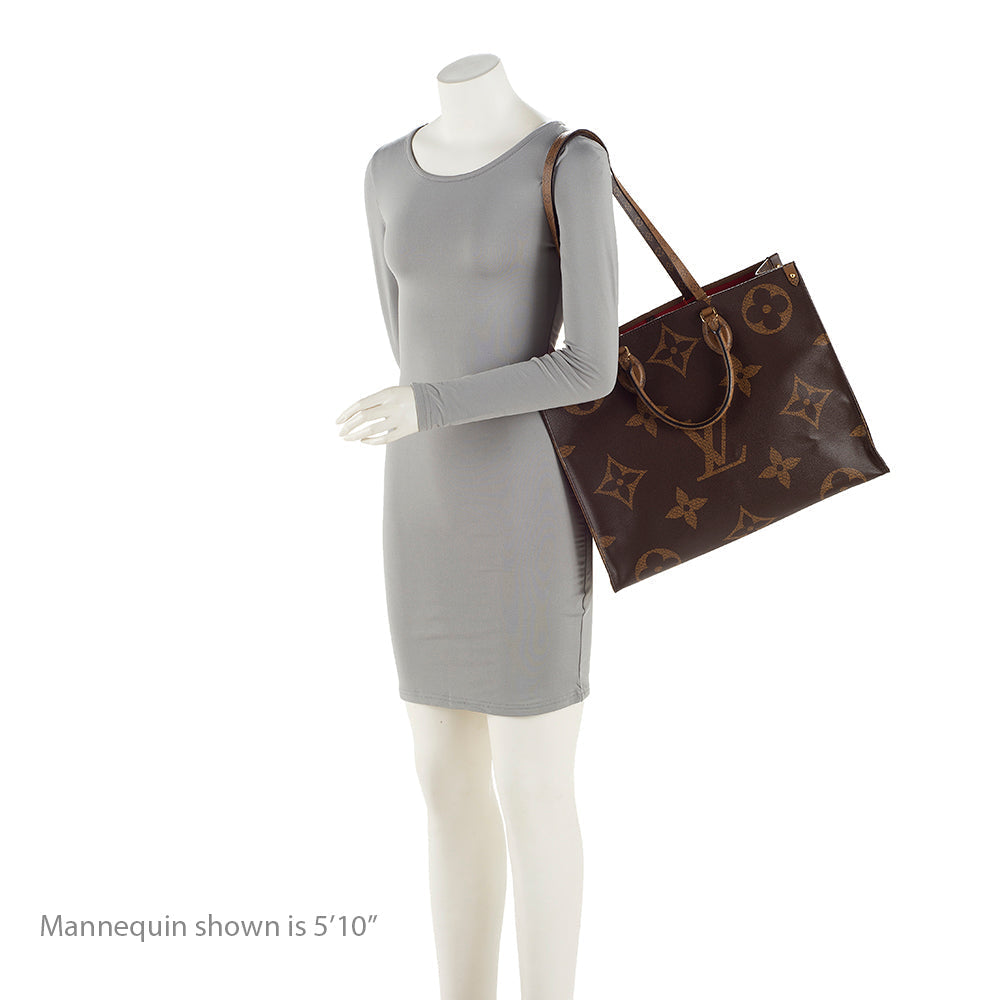 Louis Vuitton Giant Monogram Canvas Onthego GM Tote (SHF-20928)