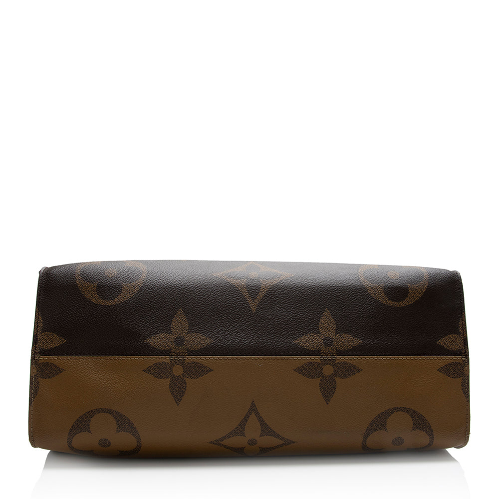 Louis Vuitton Giant Monogram Canvas Onthego GM Tote (SHF-21562)