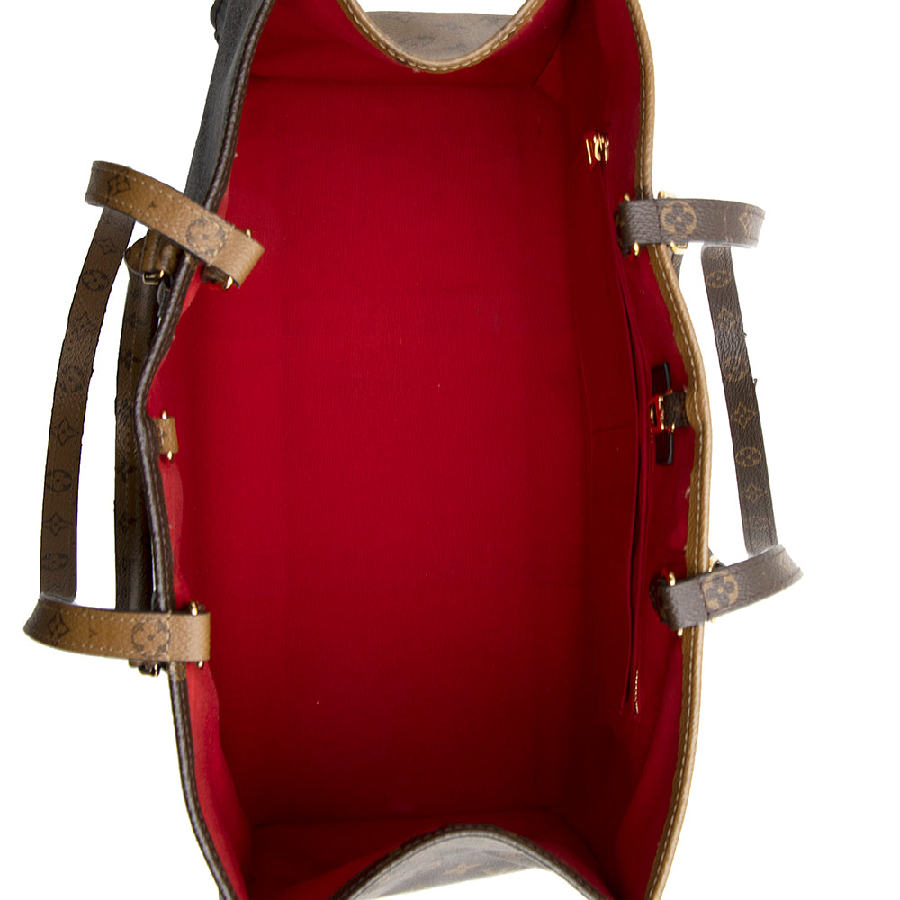Louis Vuitton Giant Monogram Canvas Onthego GM Tote (SHF-21562)