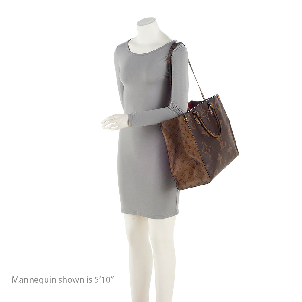 Louis Vuitton Giant Monogram Canvas Onthego GM Tote (SHF-21562)