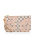 Louis Vuitton Limited Edition Damier Azur Tahitienne Neverfull MM Pochette (SHF-qUgHbq)