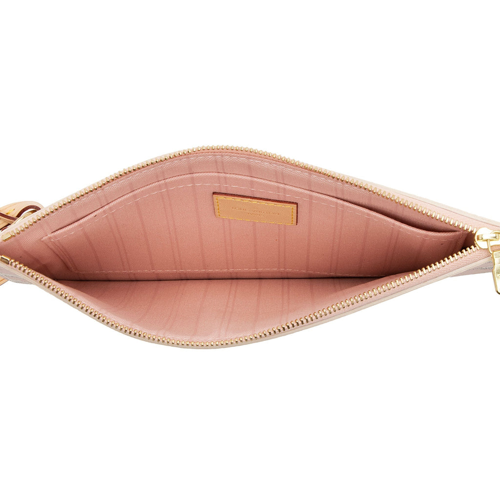 Louis Vuitton Limited Edition Damier Azur Tahitienne Neverfull MM Pochette (SHF-qUgHbq)