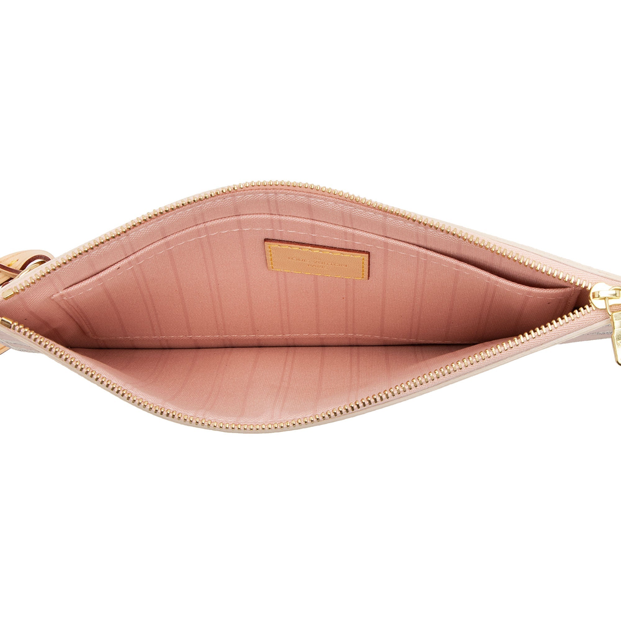 Louis Vuitton Limited Edition Damier Azur Tahitienne Neverfull MM Pochette (SHF-qUgHbq)