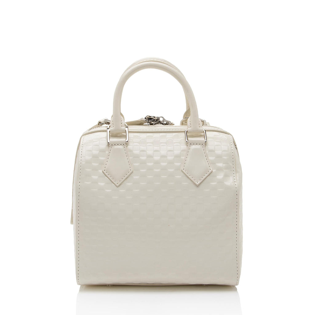 Louis Vuitton Limited Edition Damier Facette Speedy Cube PM Satchel (SHF-kJhdVp)