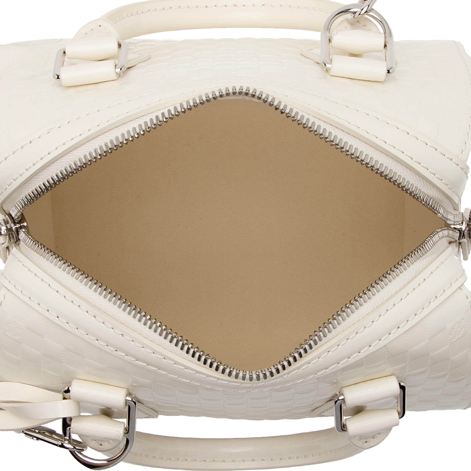 Louis Vuitton Limited Edition Damier Facette Speedy Cube PM Satchel (SHF-kJhdVp)