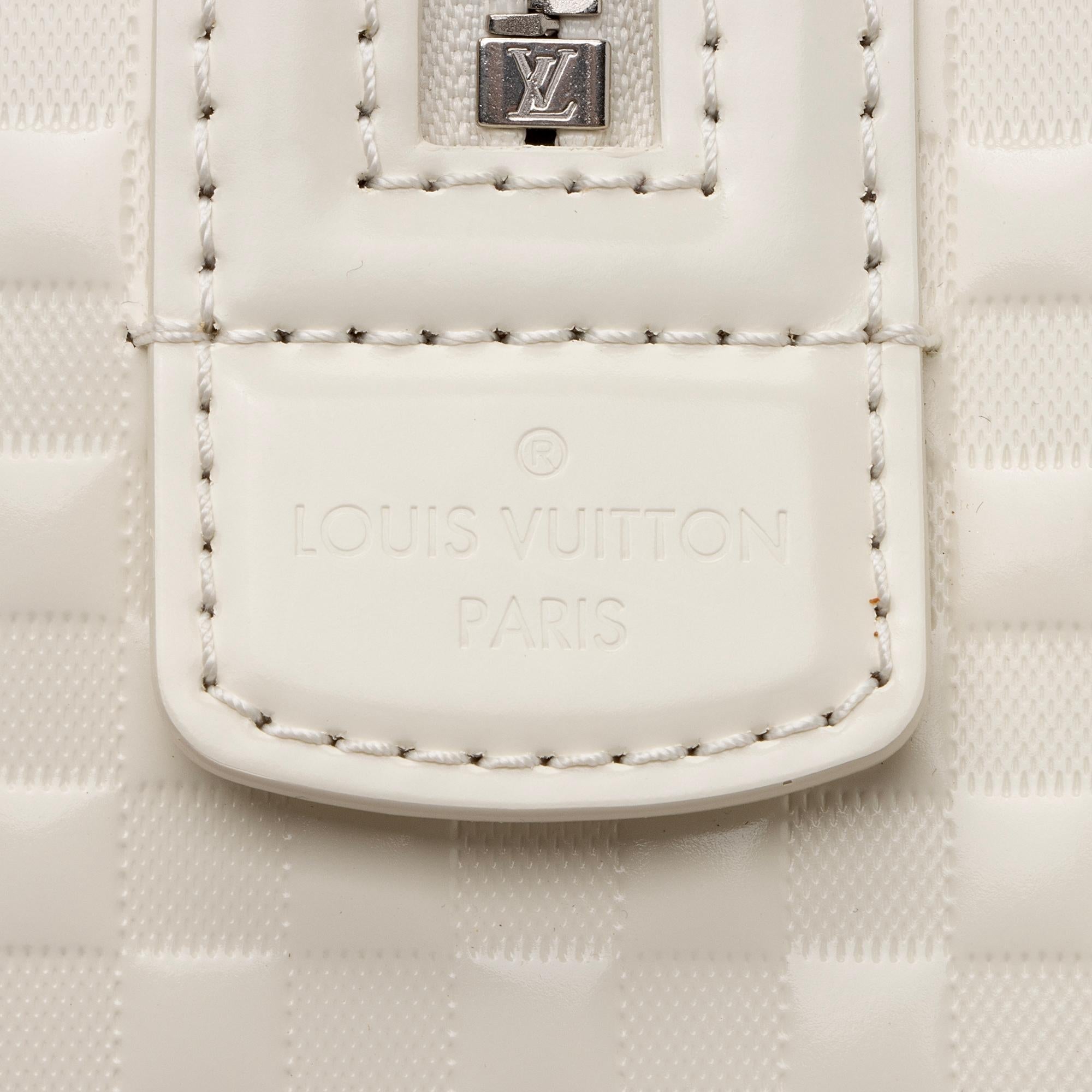 Louis Vuitton Limited Edition Damier Facette Speedy Cube PM Satchel (SHF-kJhdVp)