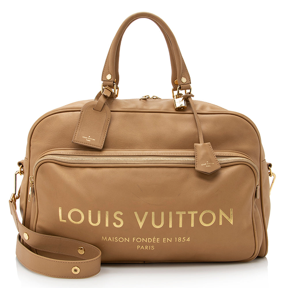 Louis Vuitton Limited Edition Leather Flight Paname Jetlag Weekender (SHF-21367)