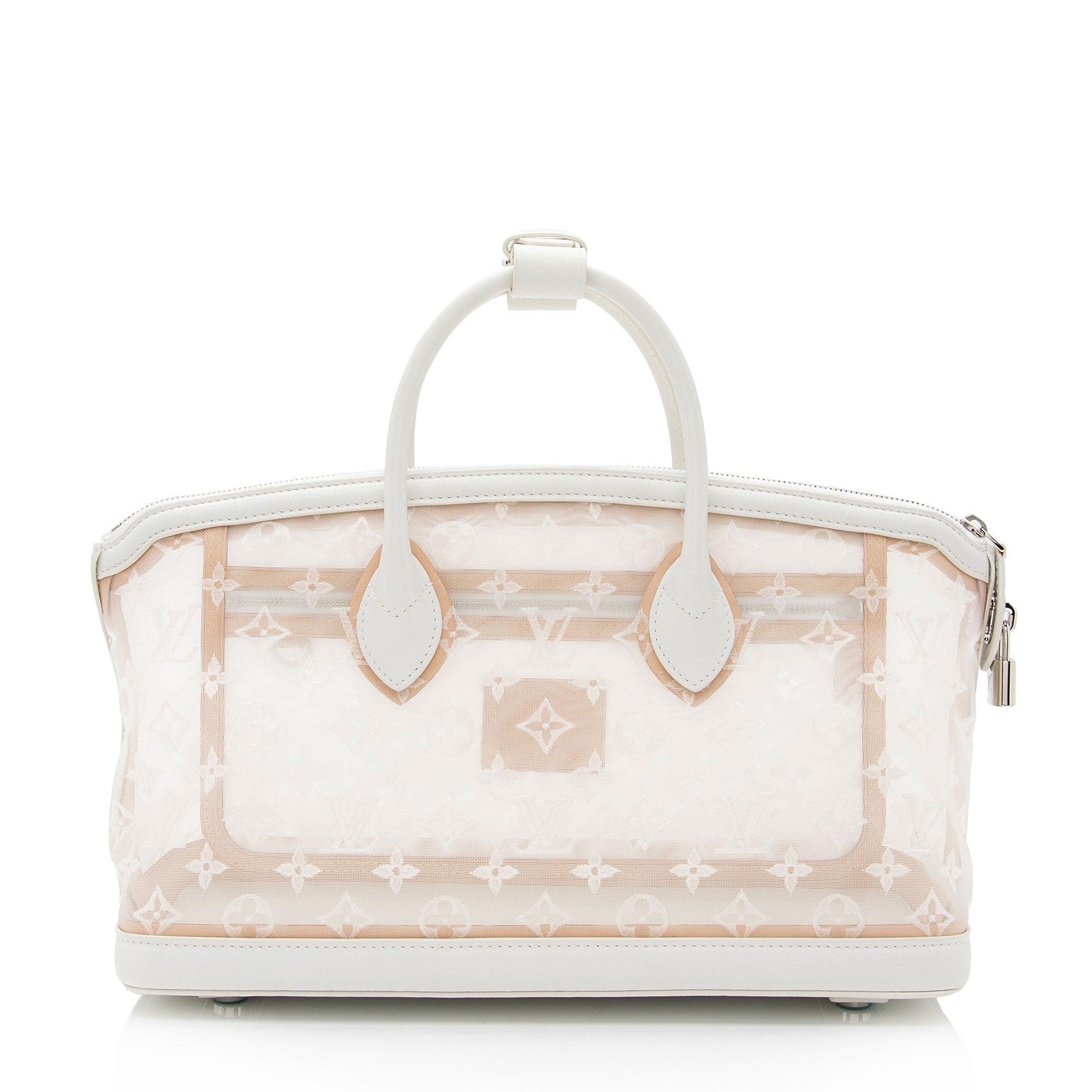 Louis Vuitton Limited Edition Mesh Transparence E/W Lockit Satchel (SHF-XtiURz)