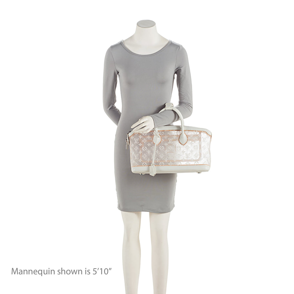 Louis Vuitton Limited Edition Mesh Transparence E/W Lockit Satchel (SHF-XtiURz)