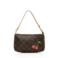 Louis Vuitton Limited Edition Monogram Canvas Cerises Pochette Accessoires (SHF-LtEMPw)