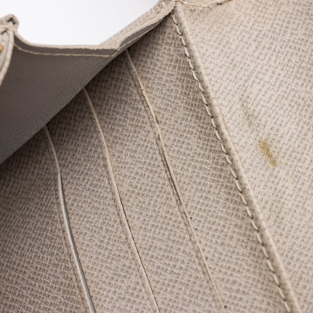Louis Vuitton Limited Edition Monogram Canvas Dentelle Sarah Wallet (SHF-23597)