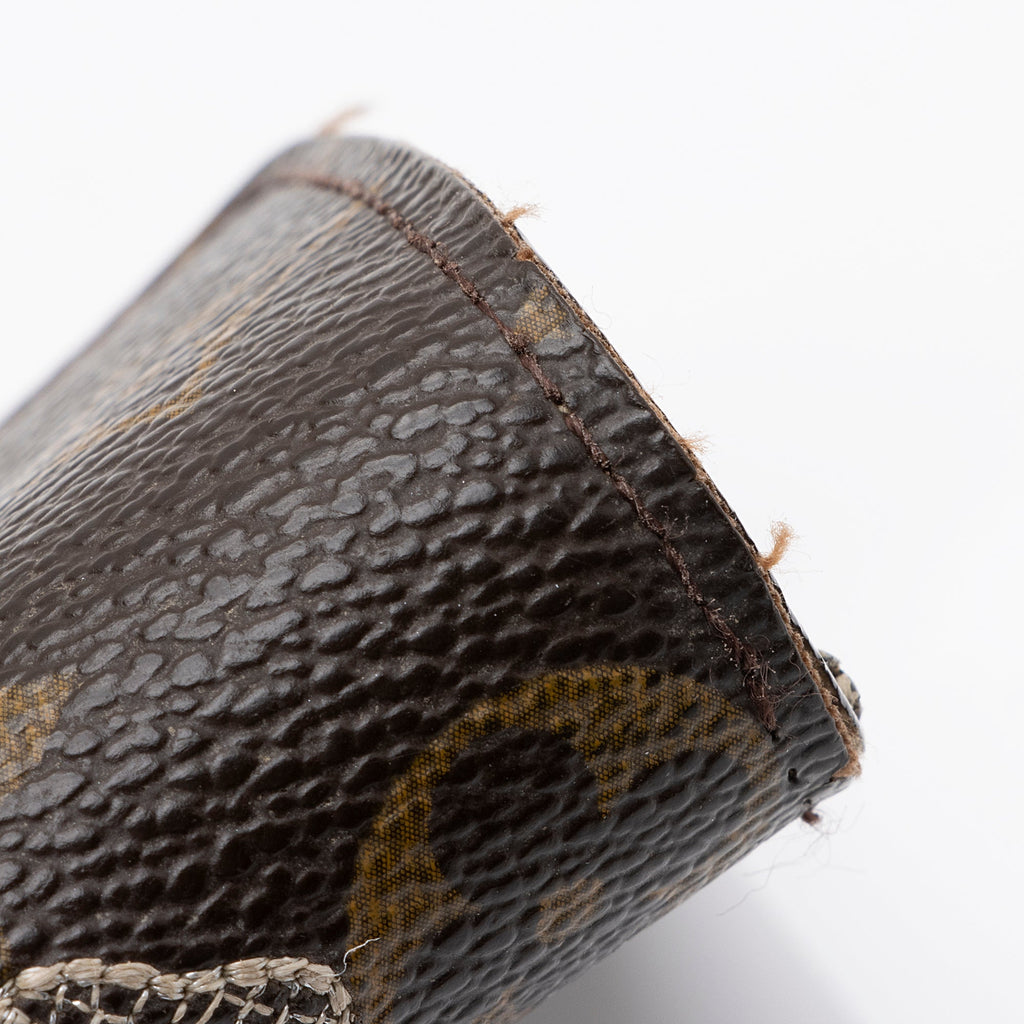 Louis Vuitton Limited Edition Monogram Canvas Dentelle Sarah Wallet (SHF-23597)