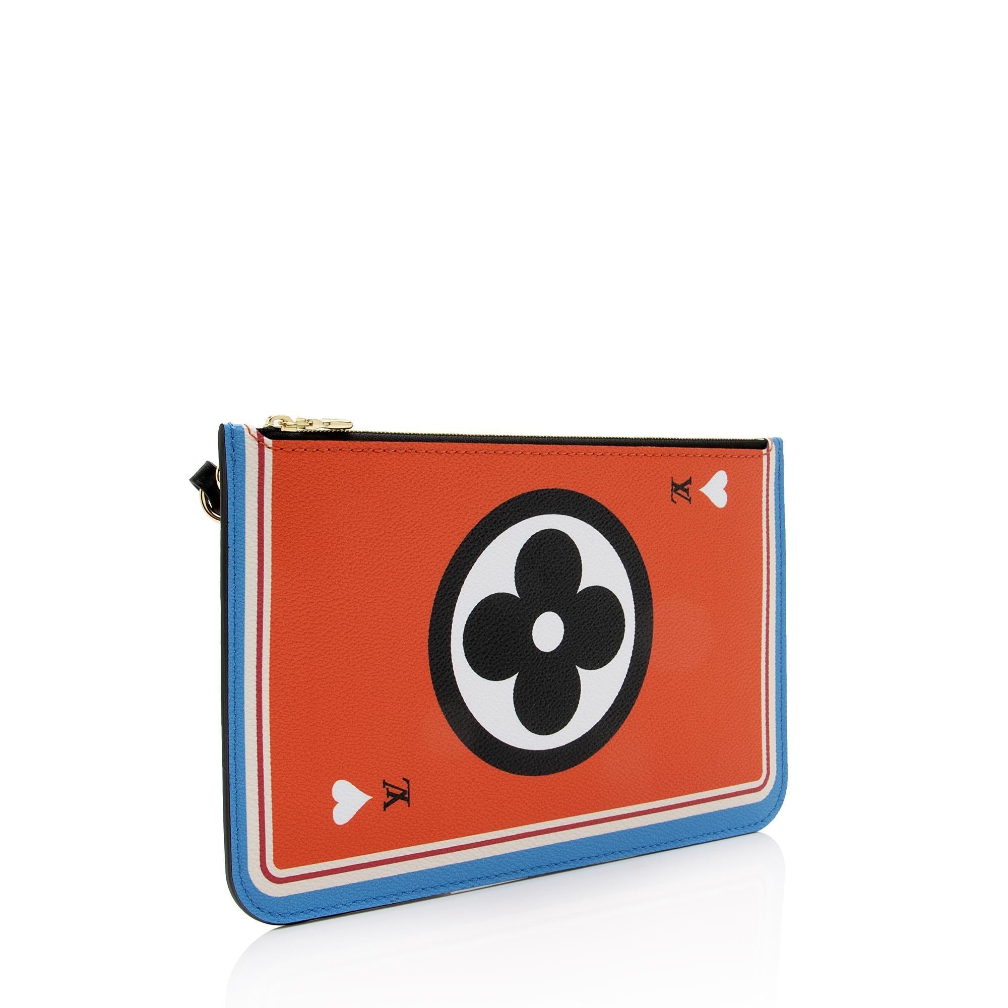 Louis Vuitton Limited Edition Monogram Canvas Game On Neverfull MM Pochette (SHF-99OSOA)